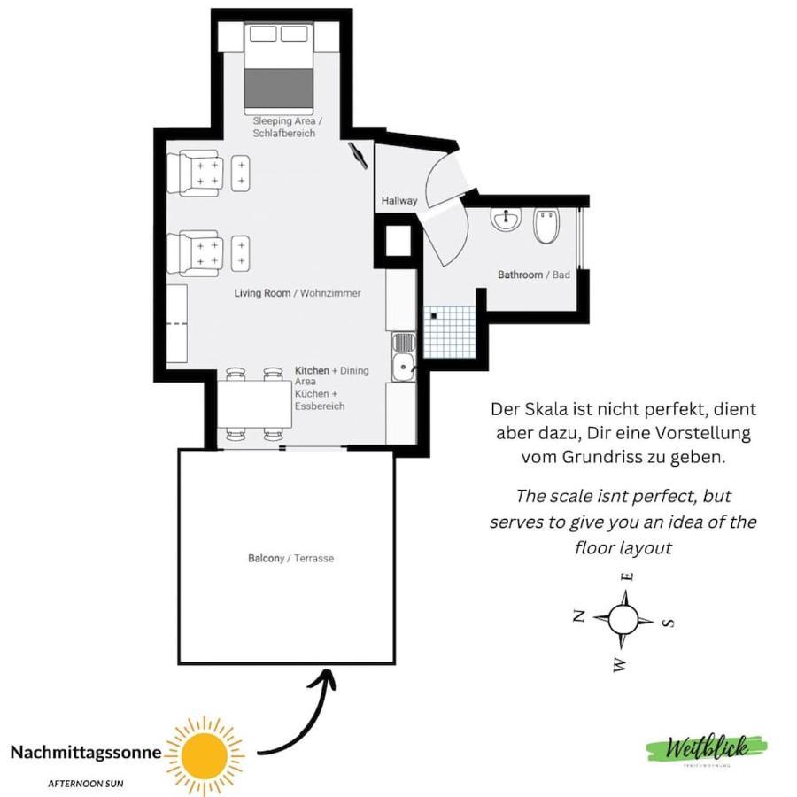 Weitblick-Loft Mit Terrasse Apartment Rostock Luaran gambar